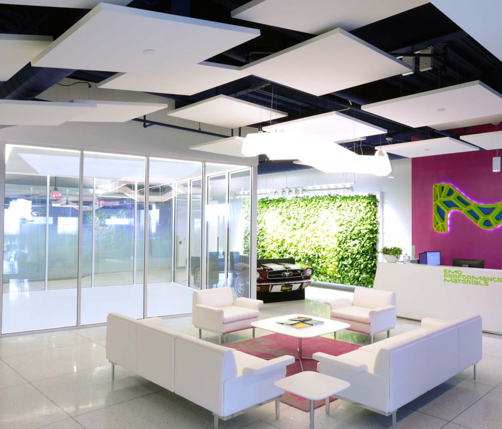 EMB Philadelphia lobby area- LEED Certified Building