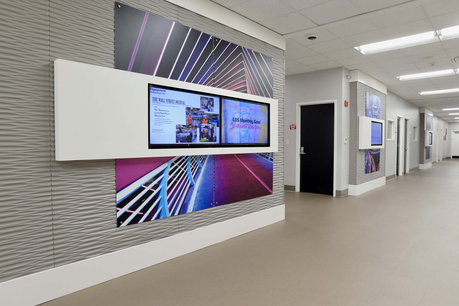 Corridor Refresh for Reckitt facility management project