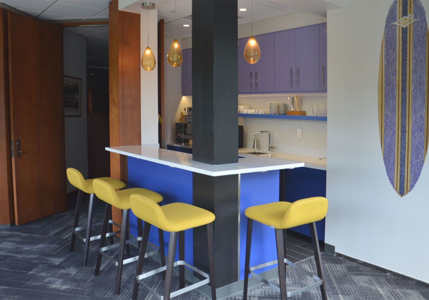 Kitchenette for global flavor and fragrance company