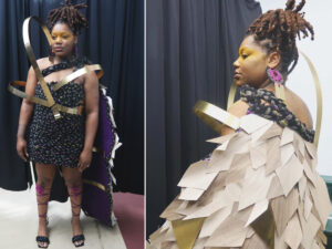 Fashion meets finish in this dress design