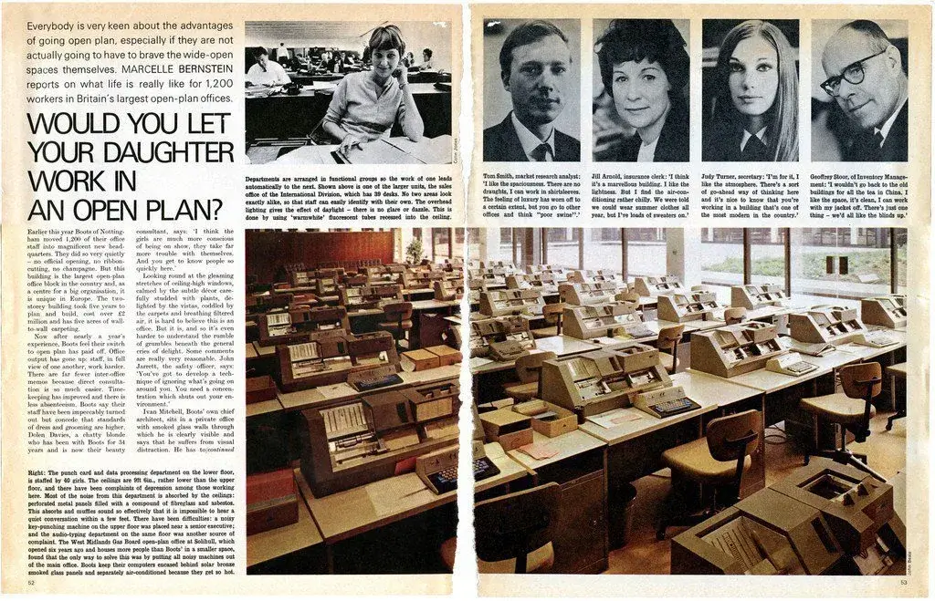 Open office plan article