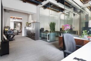 Commercial real estate interior office design