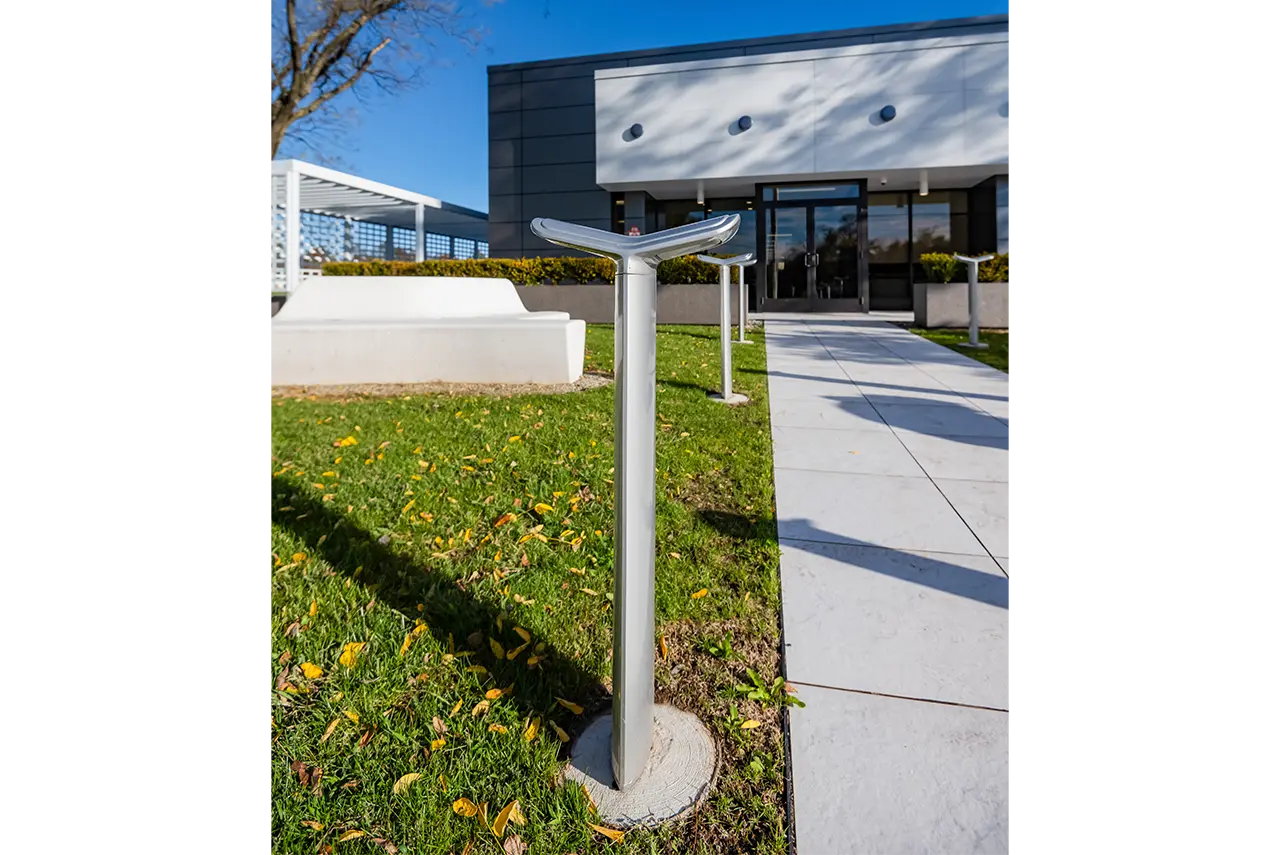 Outdoor office space pavilion and strategic space design