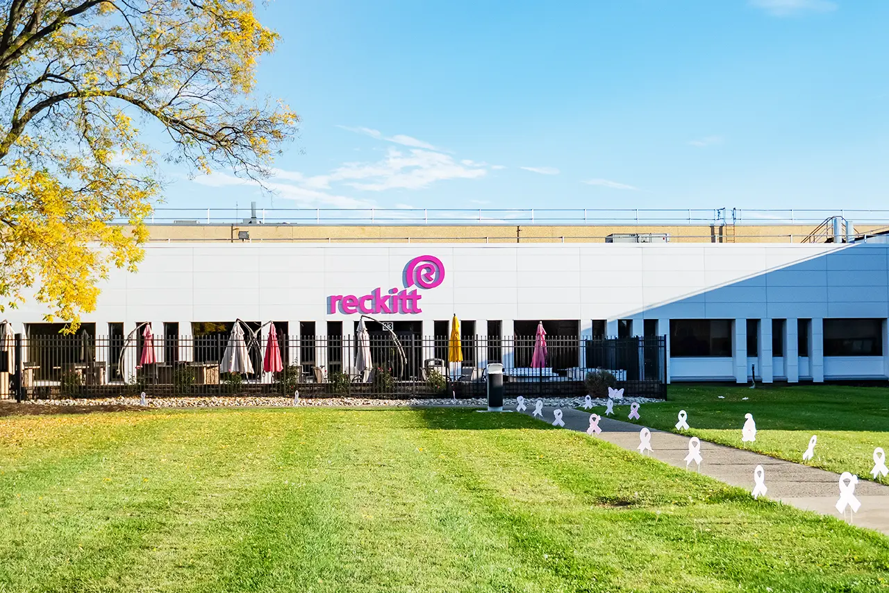 Reckitt consumer goods company outdoor facility space design