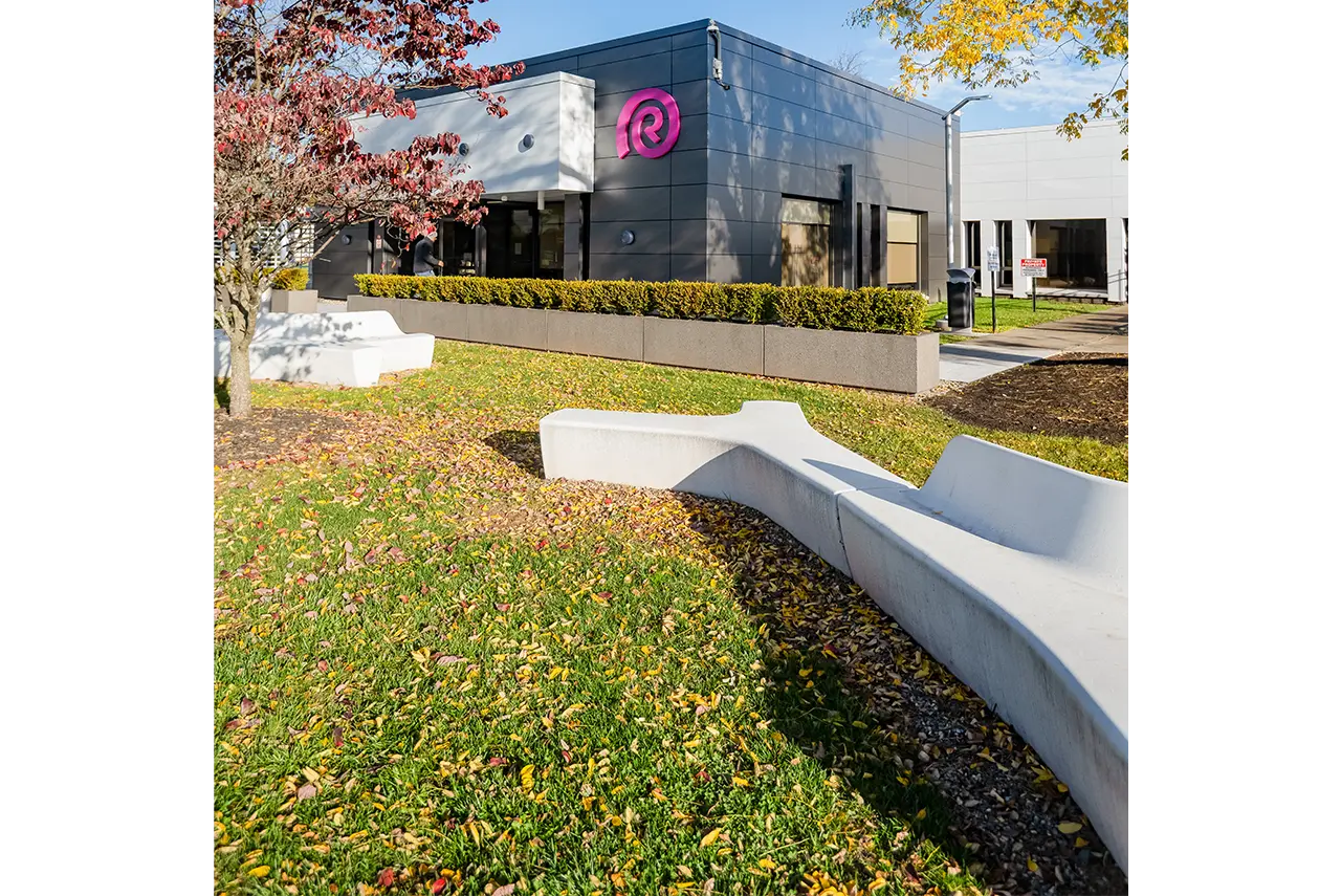 Outdoor corporate design and facility planning space