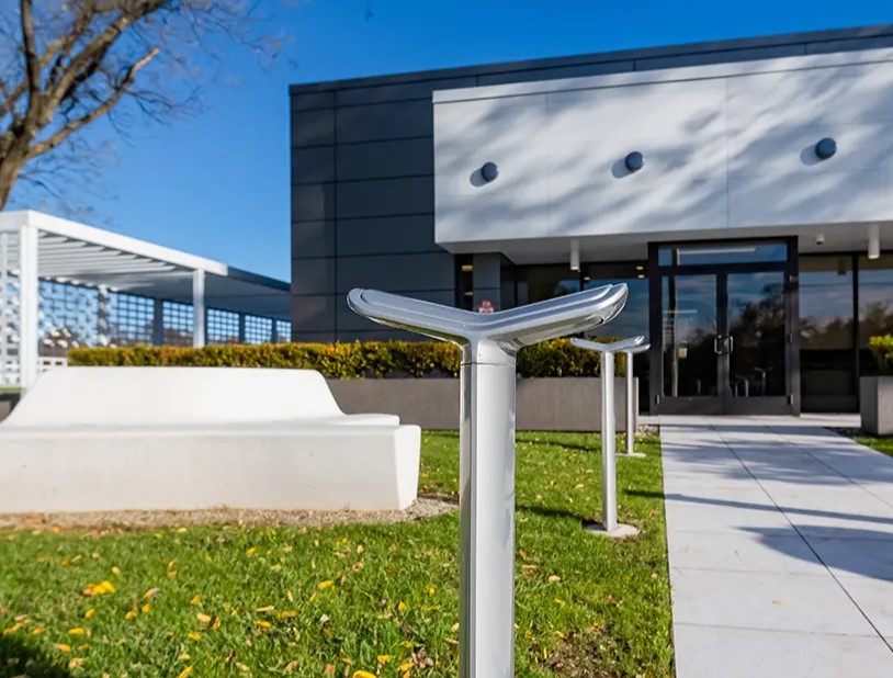 Company Vision Outdoor Pavilion Green Workplace Exterior Upgrade